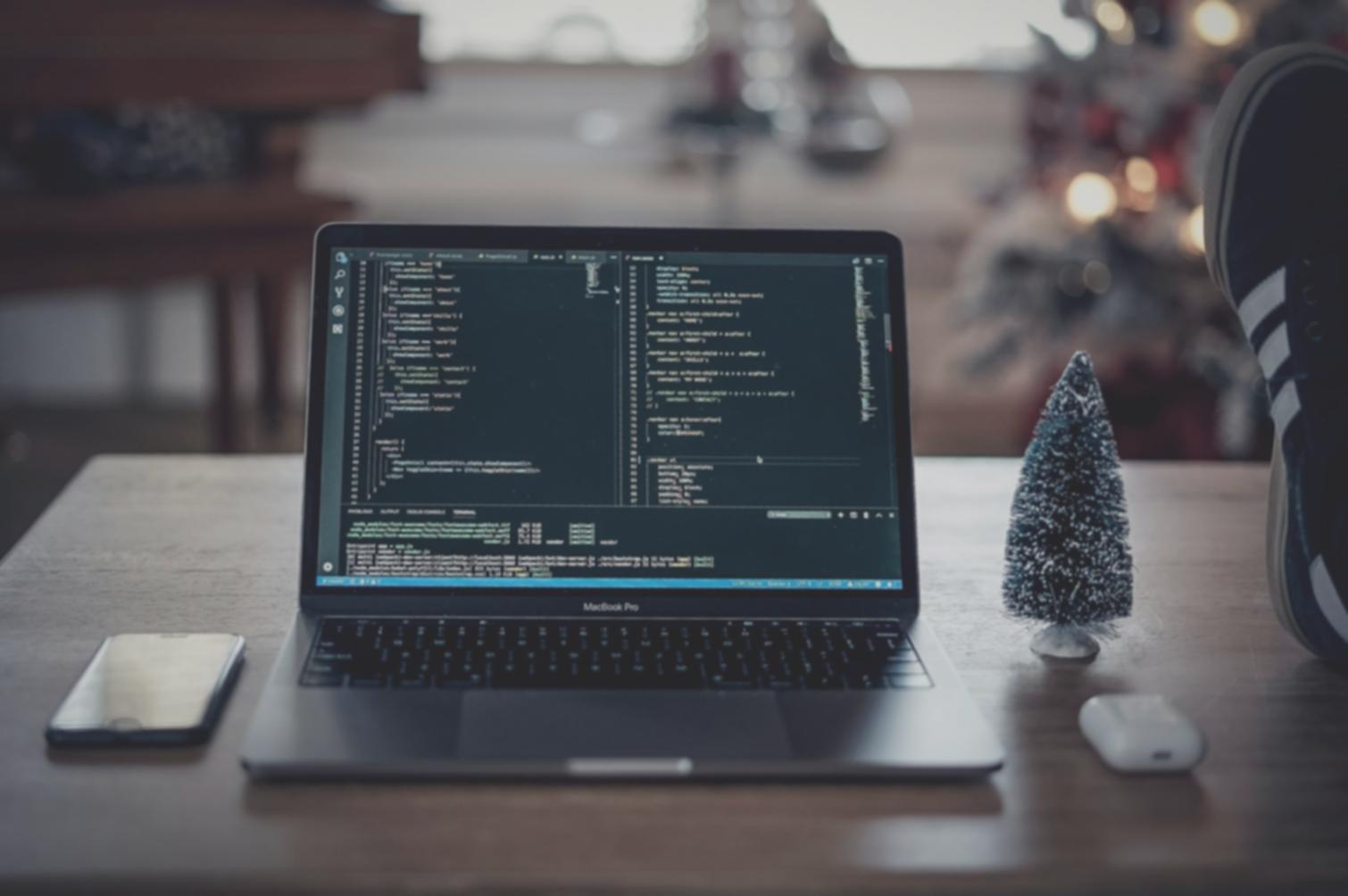 Professional workspace showcasing successful digital agency collaboration